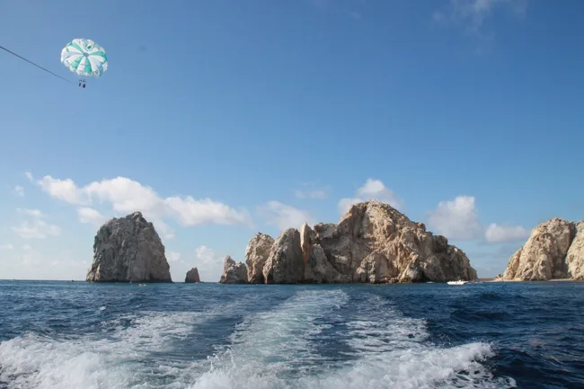 Parasail sobre Los Cabos
