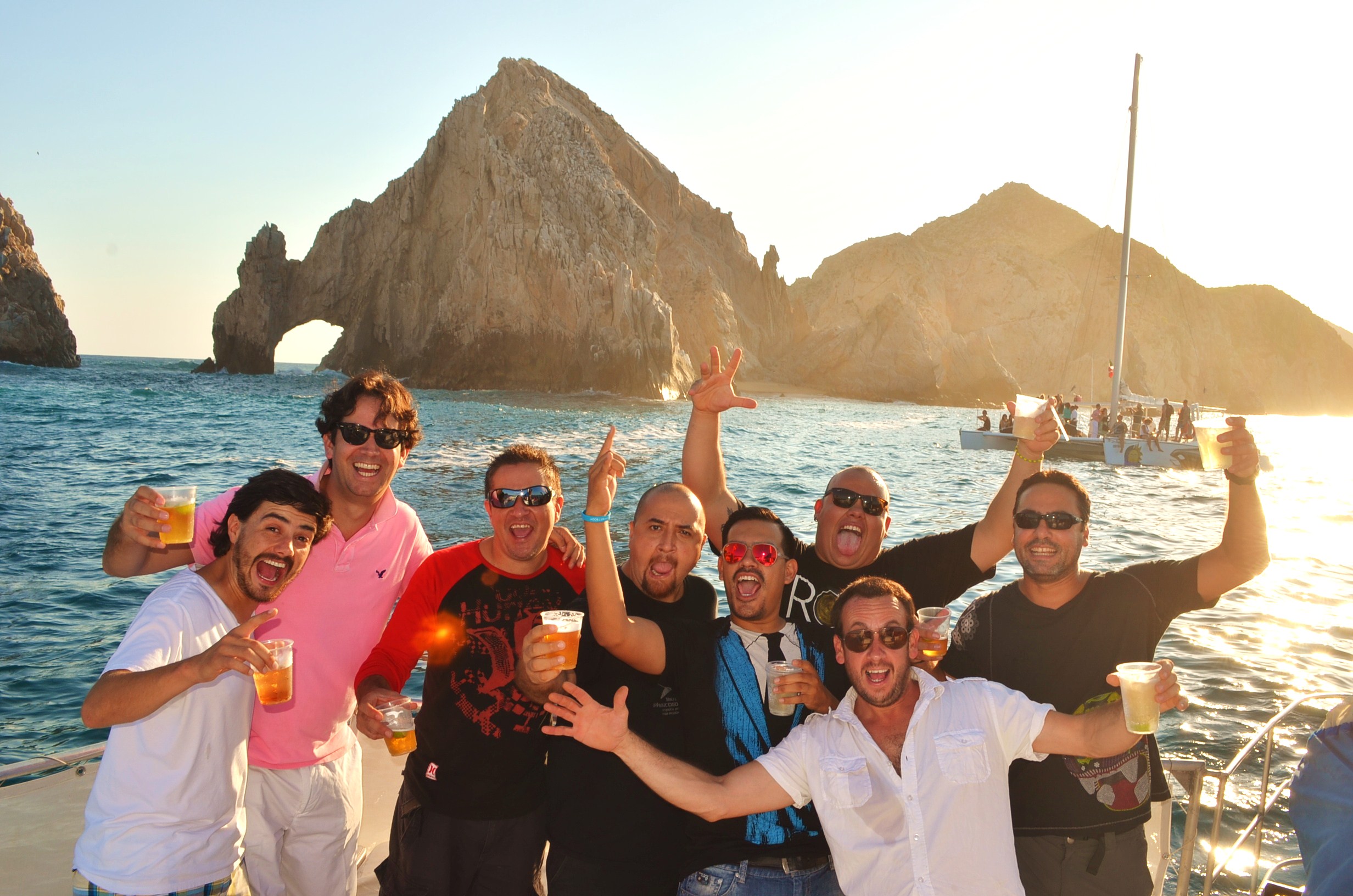 Party Catamaran Cruise at Los Cabos Sunset! Round transportation