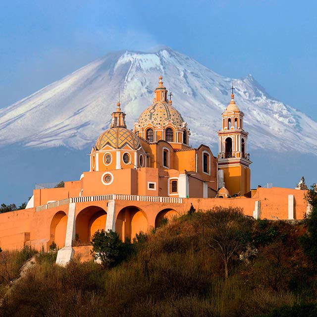 Puebla  Cholula in the morning