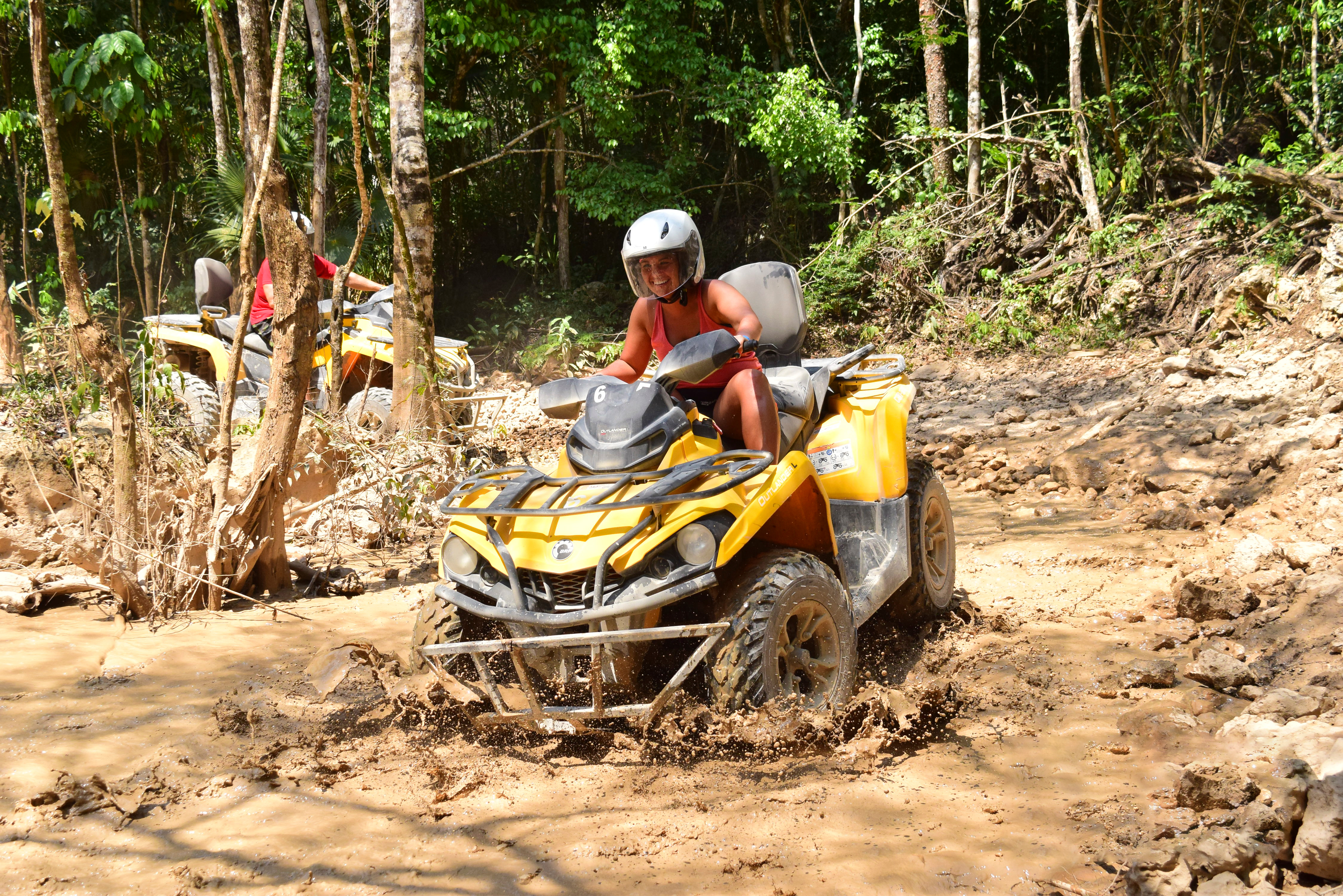 ATV individual, Tirolesas y Cenote Tour Xtremo