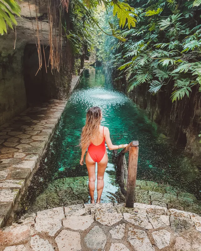 Oxkintok  Ruins and Hacienda Mucuyche with Cenote from Merida