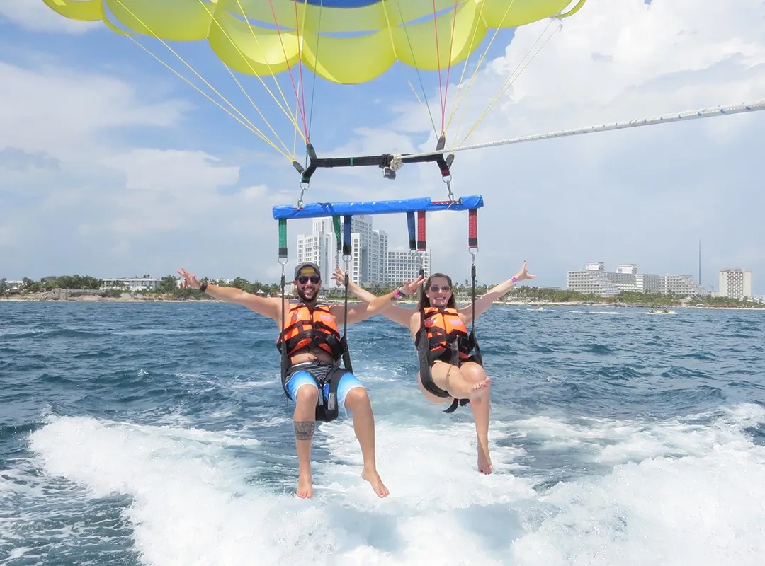 Parasailing en Cancun