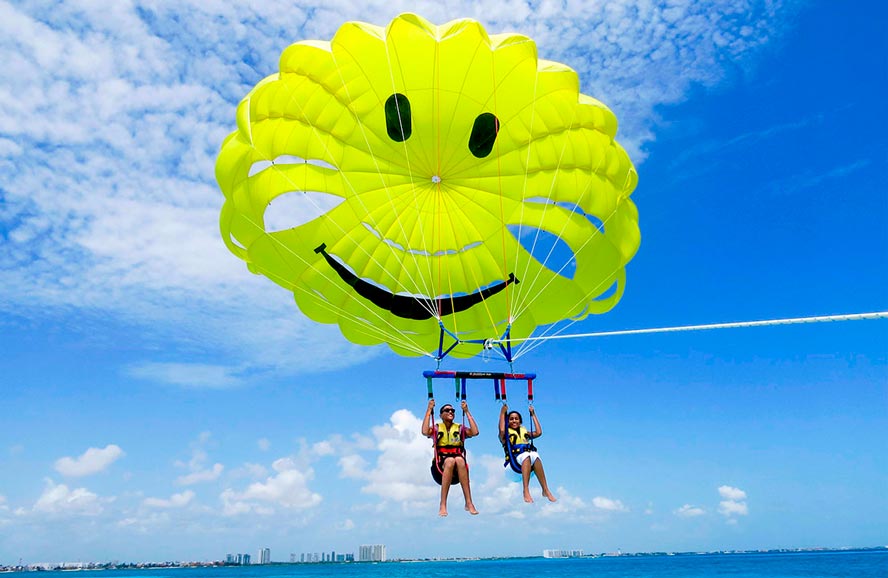 Parasailing en Cancun