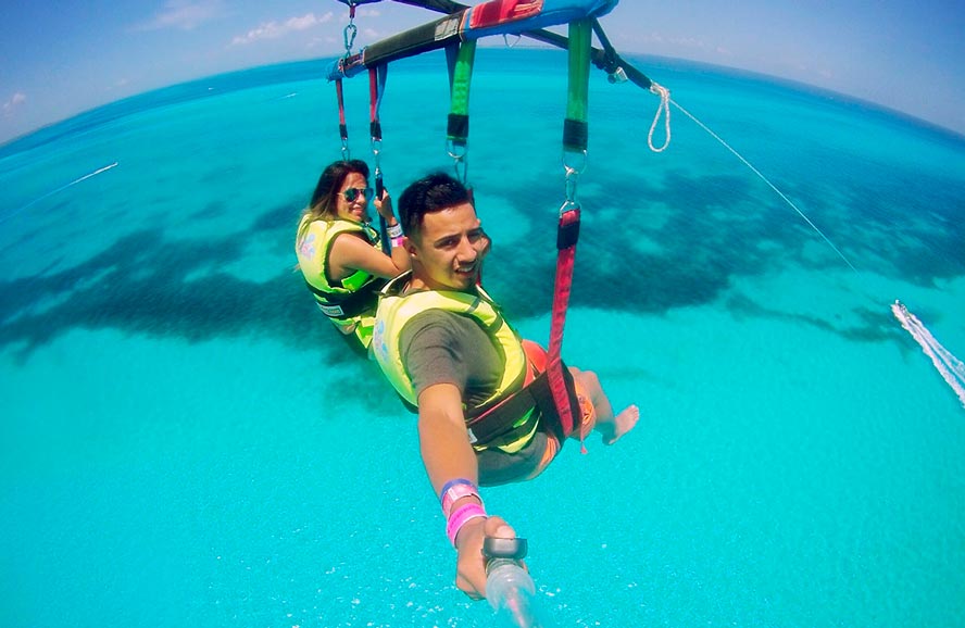 Parasailing en Cancun