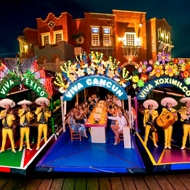 Mexican Nightcruise Xoximilco Tour with Transportation